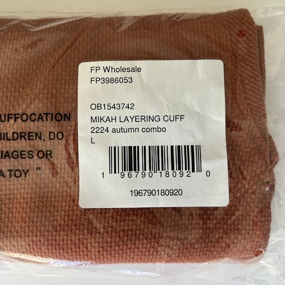 Free People Mikah Layering Cuff Autumn Combo Size Large - Picture 6 of 6